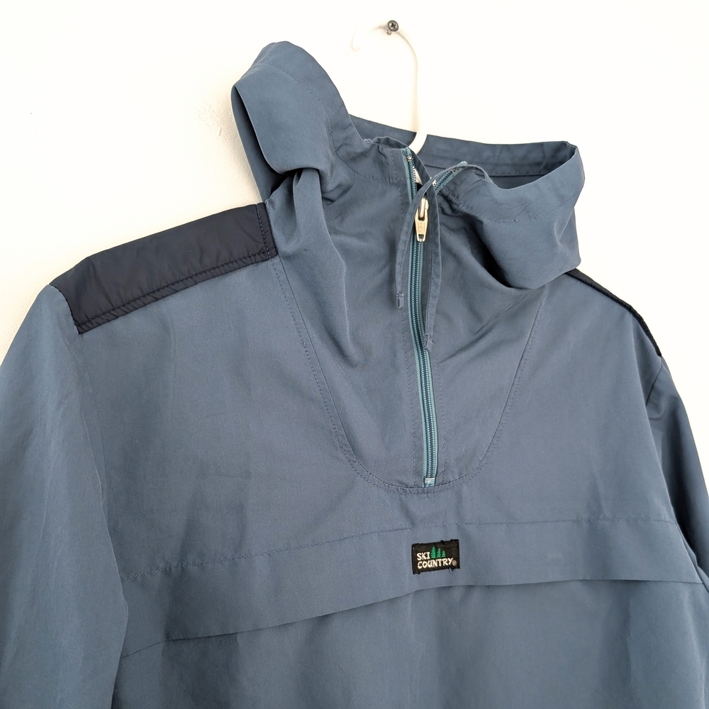 Vintage Ski Country Blue Anorak (Windbreaker) - Picture 3 of 6